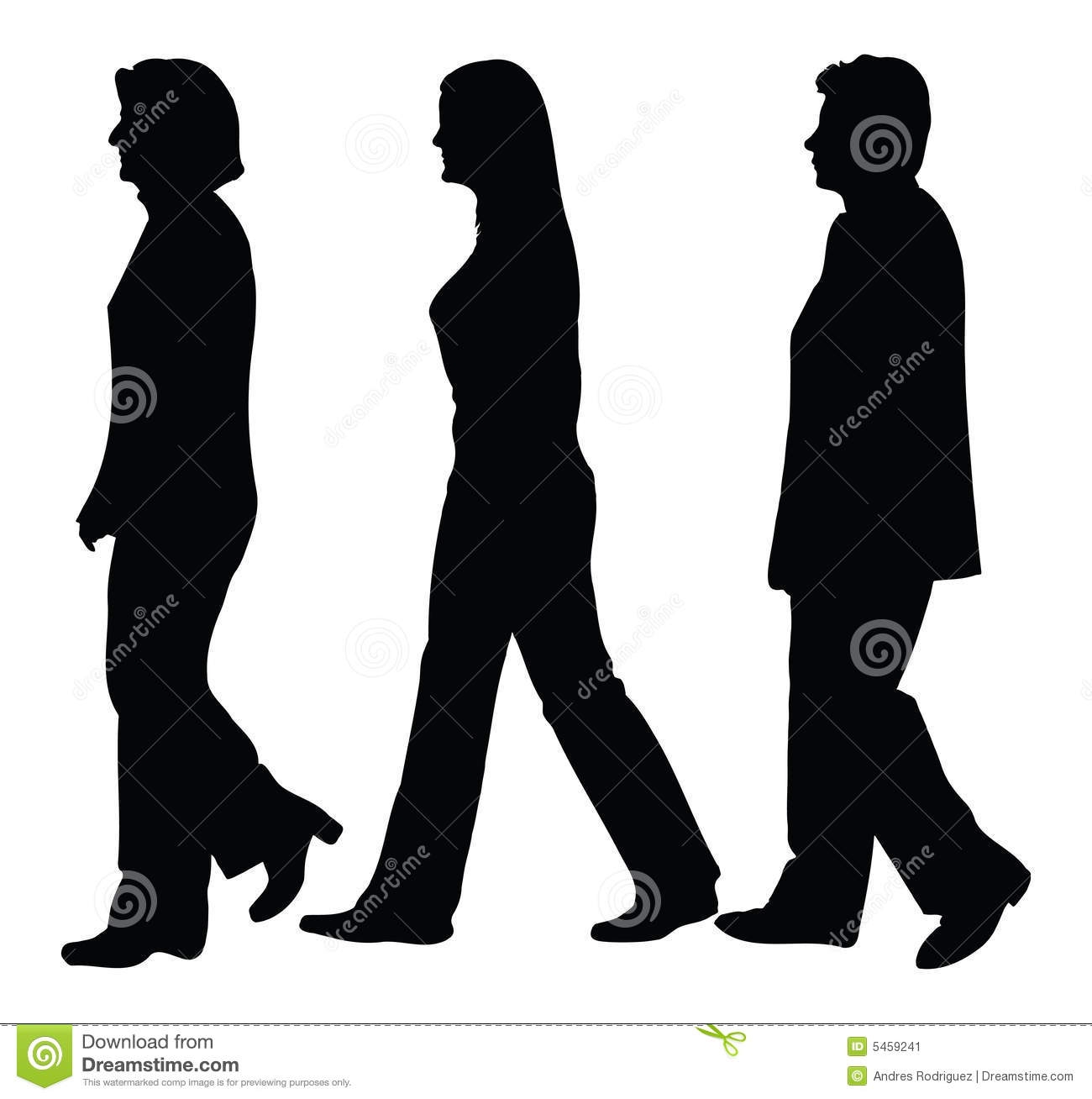 Business People Walking . - People Walking Clipart