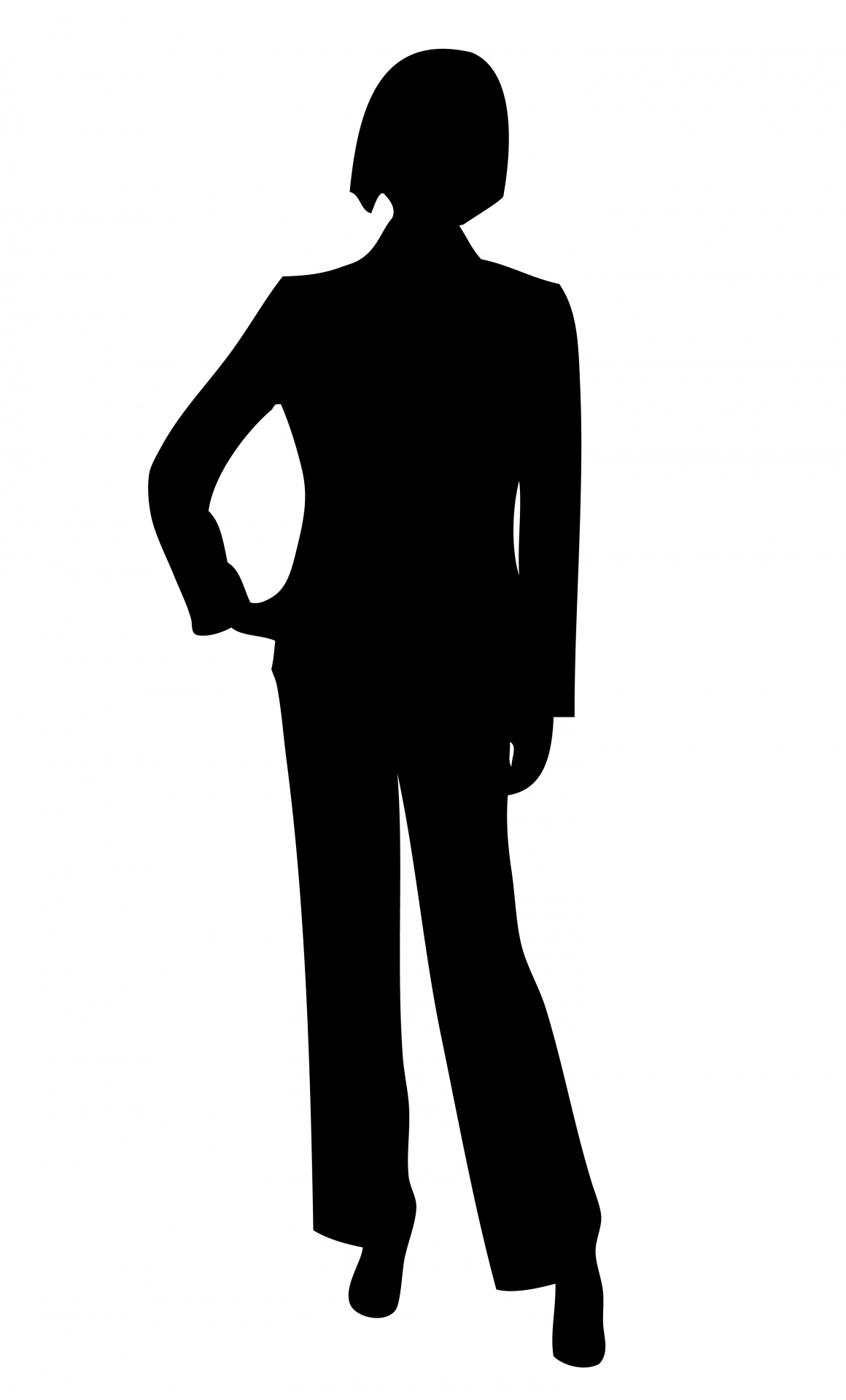 Clipart female silhouette - C
