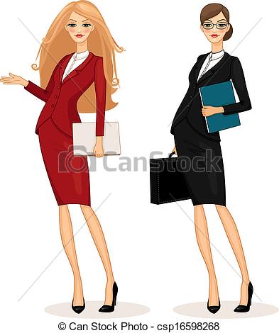 ... business woman - Successful business woman set vector... business woman Clip Art ...