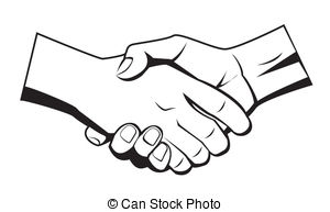 Businessman shake hand Clipar - Hands Shaking Clipart