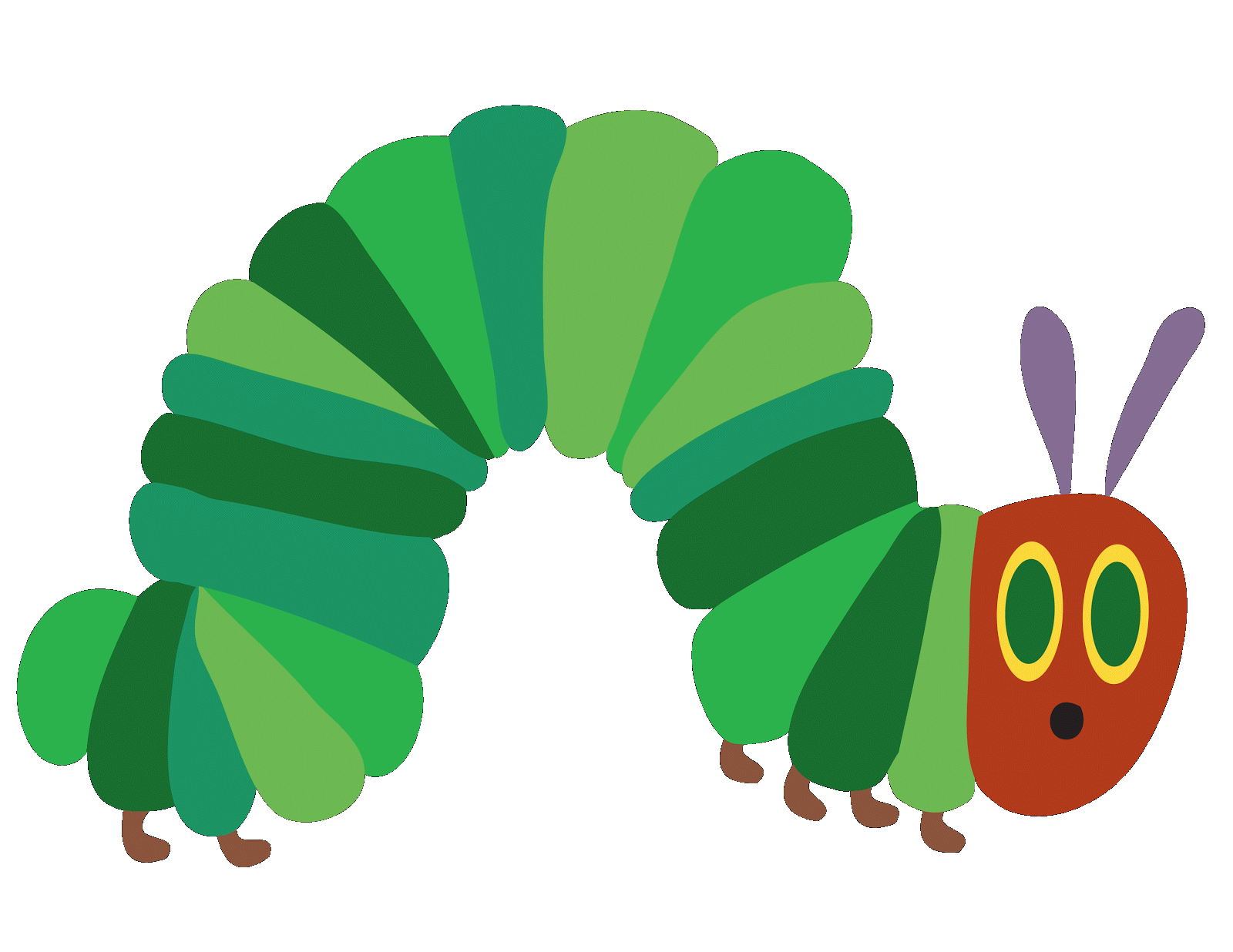 Busy Bees The Very Hungry Cat - Very Hungry Caterpillar Clip Art