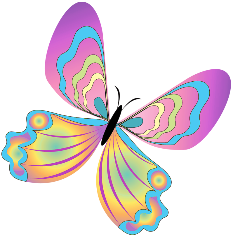 Butterfly Art PNG Clipart