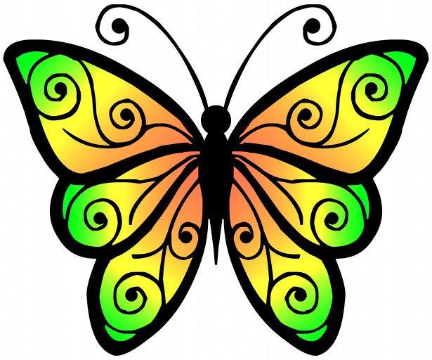 FREE Butterfly Clip Art 17