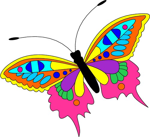 Butterfly Clip Art 3 - Butterfly Clipart Images
