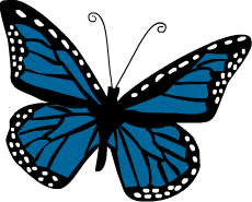 butterfly clip art, butterfly .
