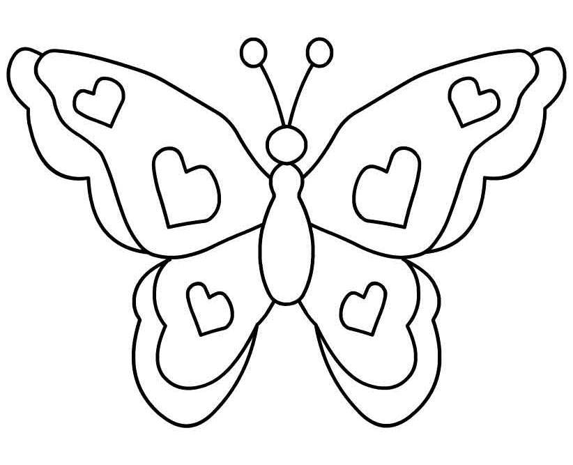 Butterfly Clipart Black And . - Black And White Butterfly Clipart