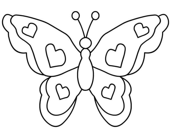 Butterfly Clipart Black And W - Black And White Butterfly Clipart