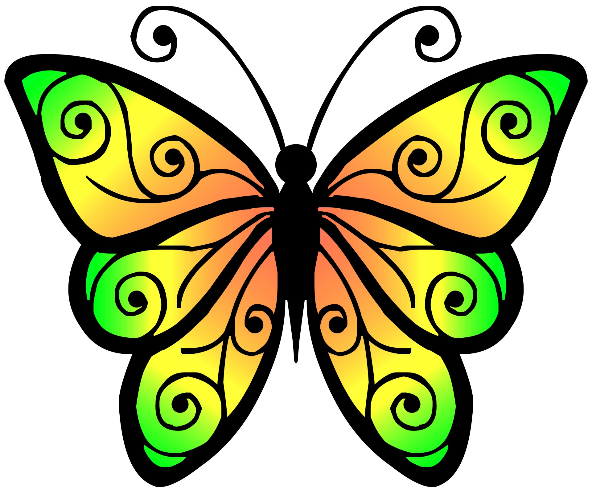 Clipart Butterfly 4