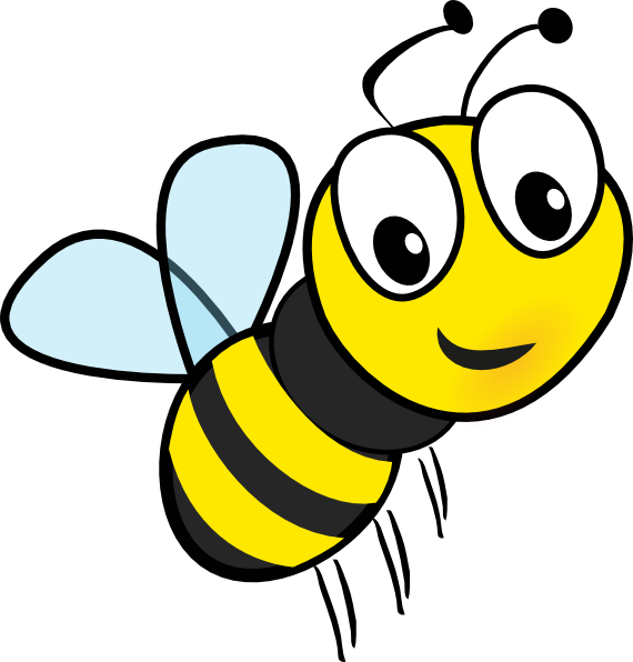 Buzzing bee clipart free clipart images