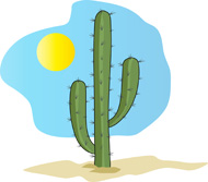 Cactus in a Planter Size: 41  - Cactus Clipart