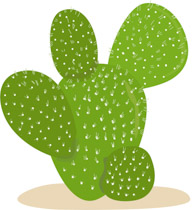cactus in orange pot clipart. Size: 83 Kb