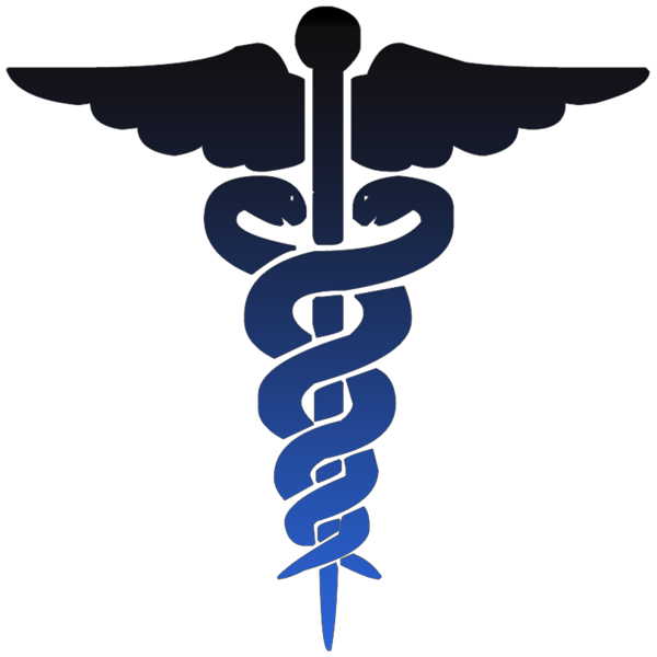 Caduceus Medical Symbol Black Blue Clipart Image Ipharmd Net