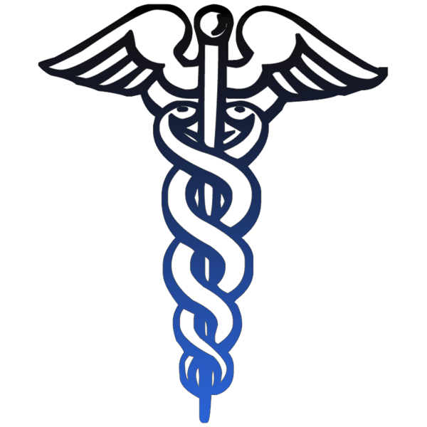Caduceus Medical Symbol Outli - Medical Symbol Clipart