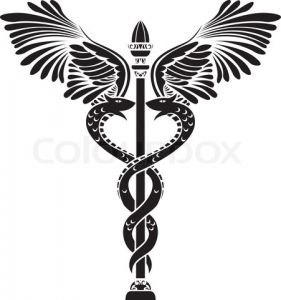 Caduceus Symbol Clip Art | medical symbol caduceus silhouette vector u2013 Item 8 | Vector Magz