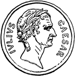 Caesar Coin - Julius Caesar Clipart