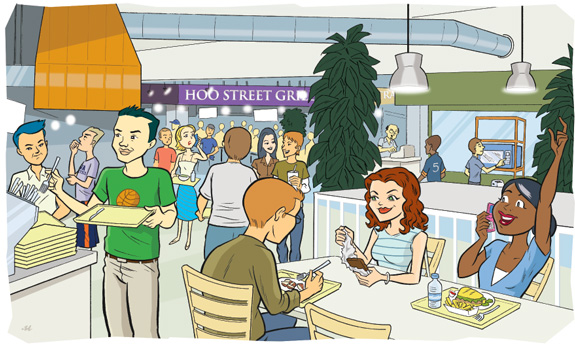 Cafeteria Lunch Clip Art - Lunchroom Clipart