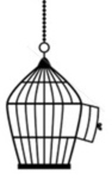 Cage Free Images At Clker Com - Bird Cage Clip Art
