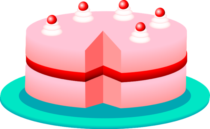 Birthday cake clip art free .