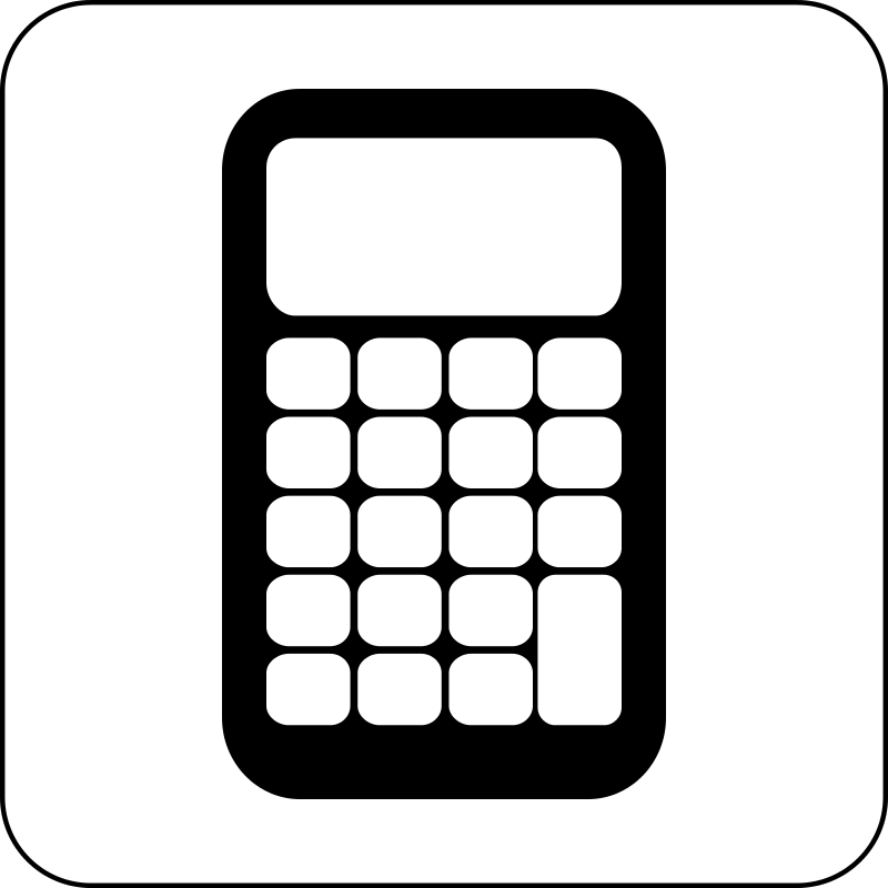 Calculator Icon Clipart - Calculator Clip Art