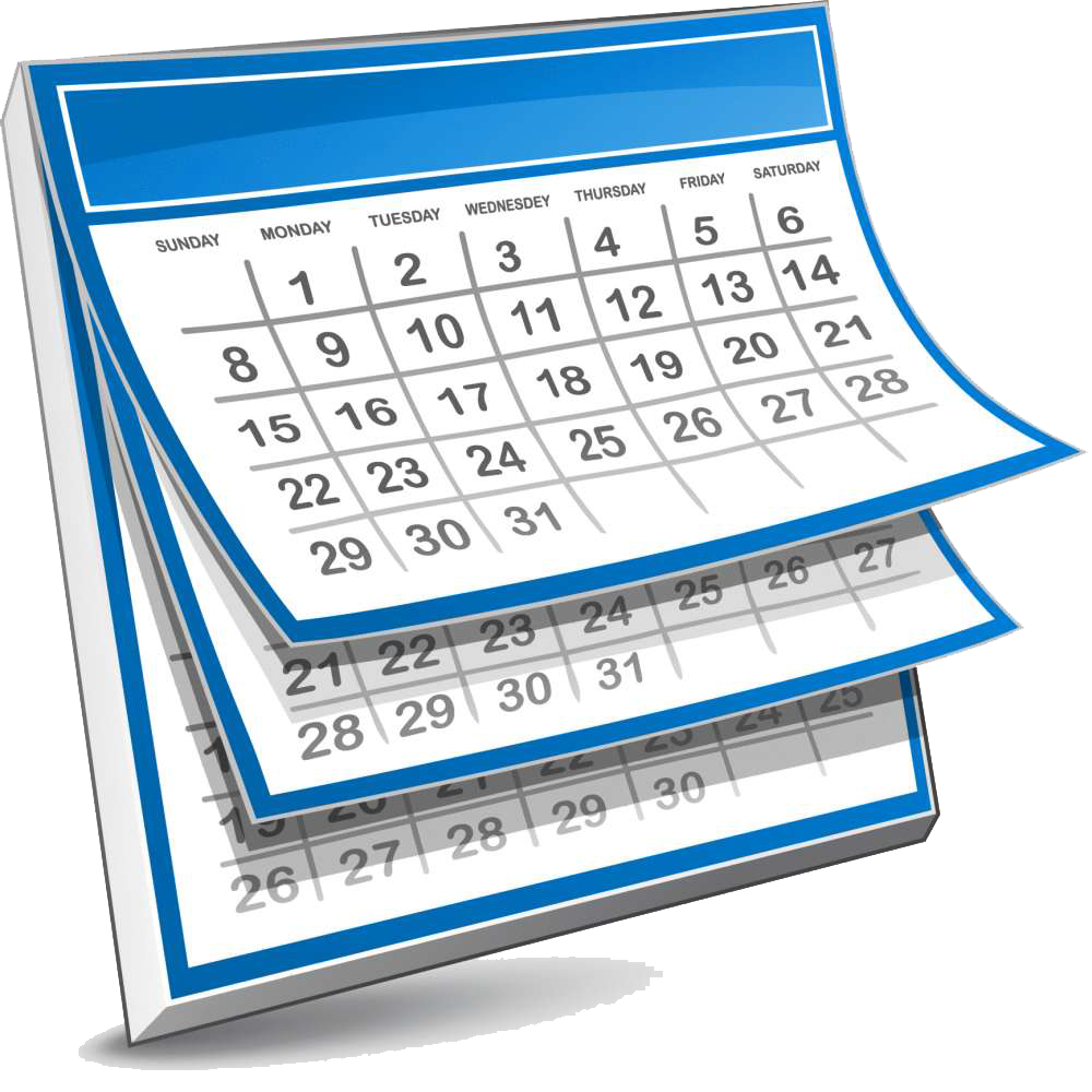 Calendar clip art calendar .