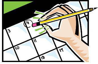 scheduling clipart
