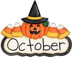 Calendar October On Pinterest - October Clip Art