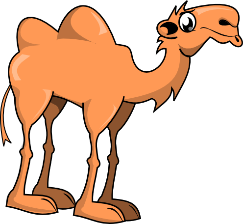 Funny Camel Clipart #1