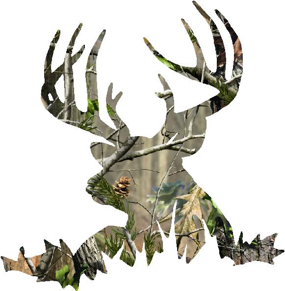 Camo Deer Logo - Camo Clip Art