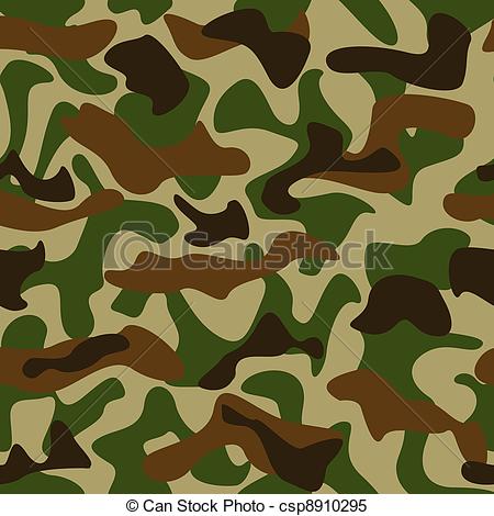 ... Camouflage pattern - Seamless camouflage pattern green and.