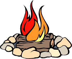 Camp Fire 1gif Clipart Free C