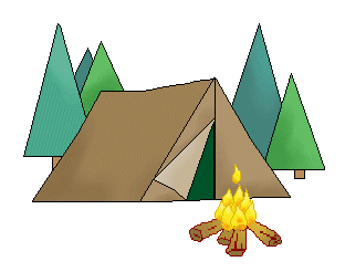 Campsite Clipart #1