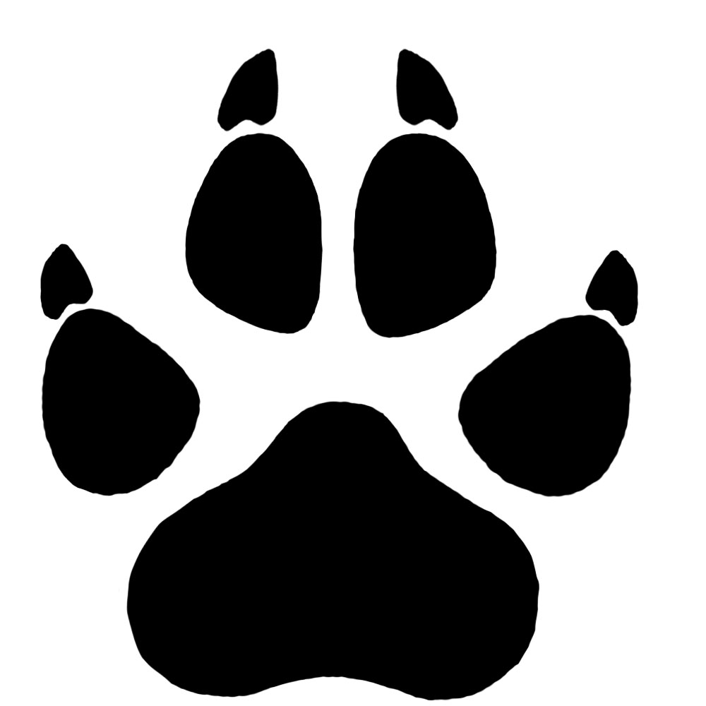 Can T Find The Perfect Clip A - Wolf Paw Print Clip Art