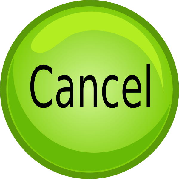 Cancel Button Transparent PNG