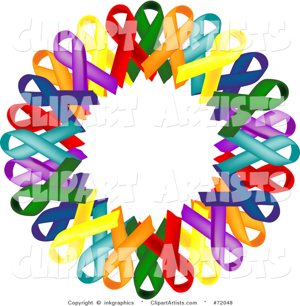 Orange Cancer Ribbon Clip Art