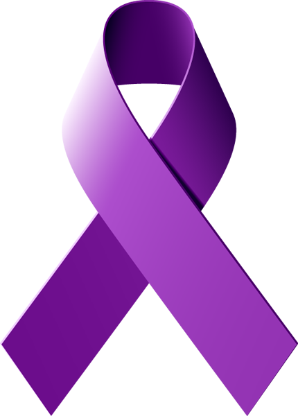 ... Cancer Association; Purple Awareness Ribbon Clip Art ...