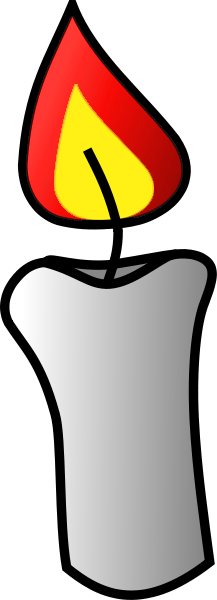 candle flame clipart