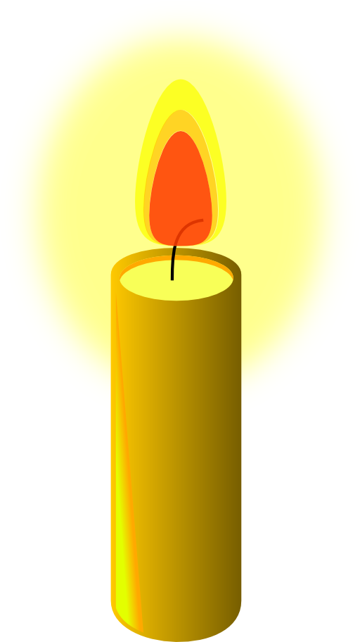 Beeswax Candle - Candle Clipart