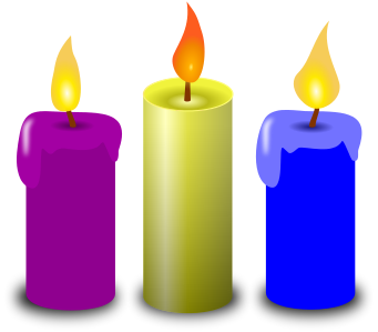 Free Green Candle Clipart - Candle Clipart