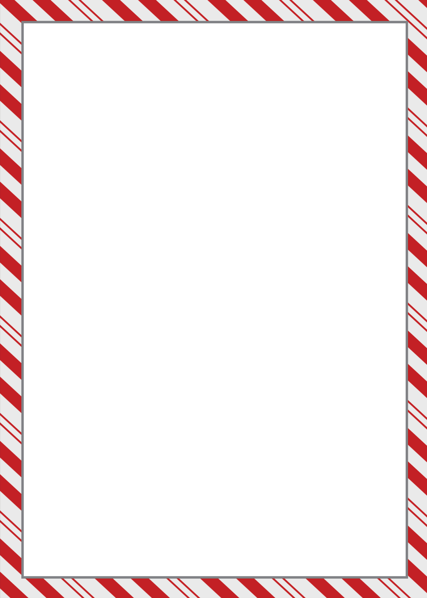 Candy Cane Border Clipart ...