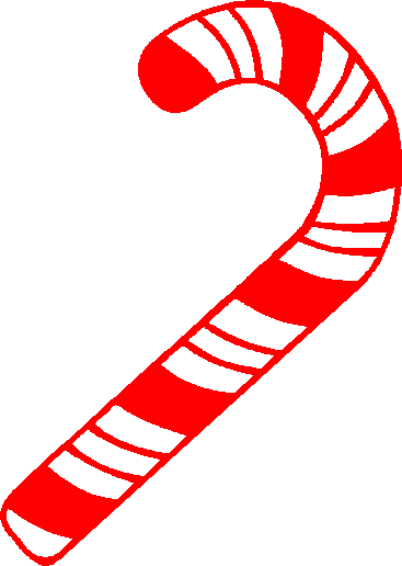Tissue Paper Candy Cane CLIP 
