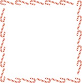 Candy Cane Clipart Border
