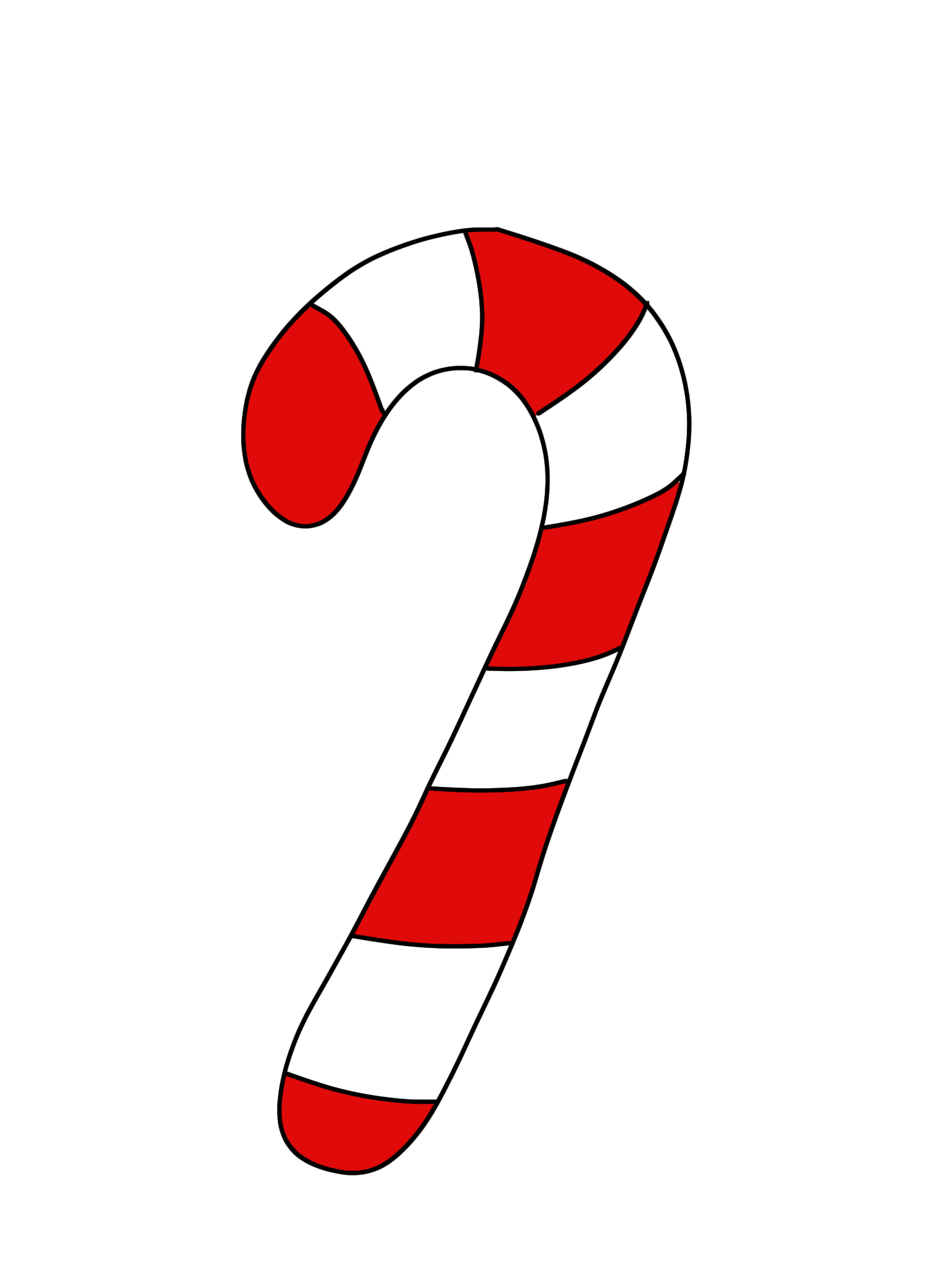 Three Christmas Candy Canes C