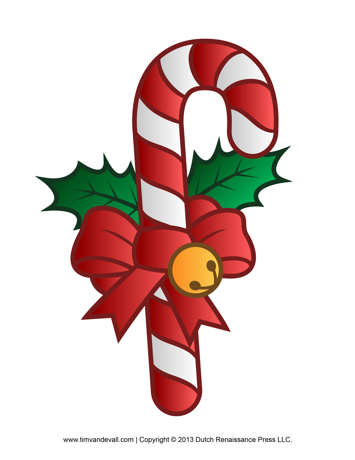 Christmas Candy Cane Clipart 
