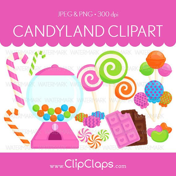 Candyland christmas clipart - ClipartFest