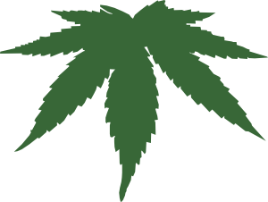 Cannabis Leaf Clip Art - Weed Clipart