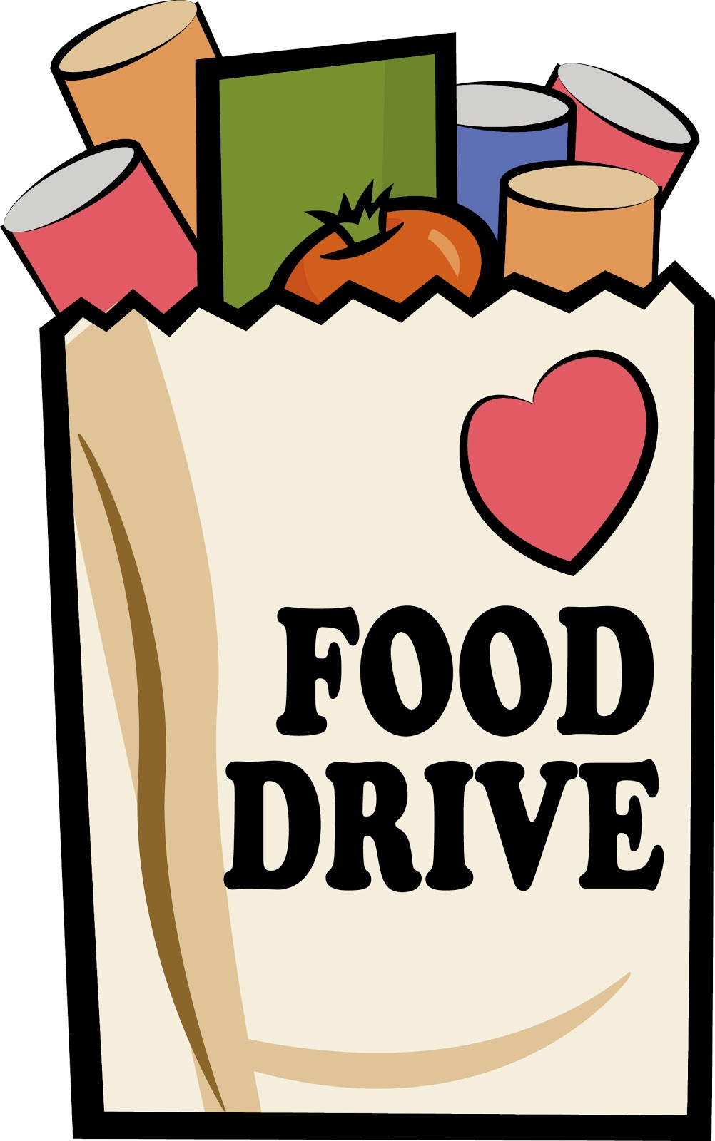 canned food drive posters - Canned Food Drive Clip Art