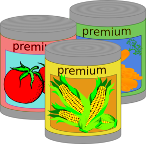 Canned Food Clip Art - Canned Food Clip Art