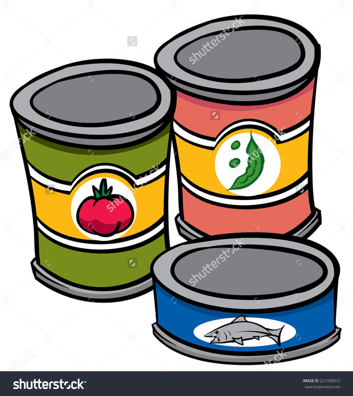 Canned Food Clipart. 52f8c53d - Canned Food Clip Art