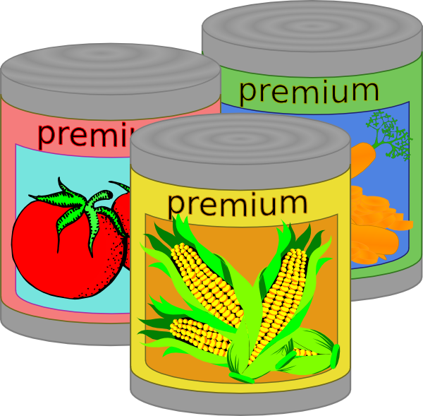 Canned Food Clipart this image as: