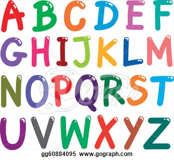 Capital Letters Alphabet Clip - Letters Clip Art